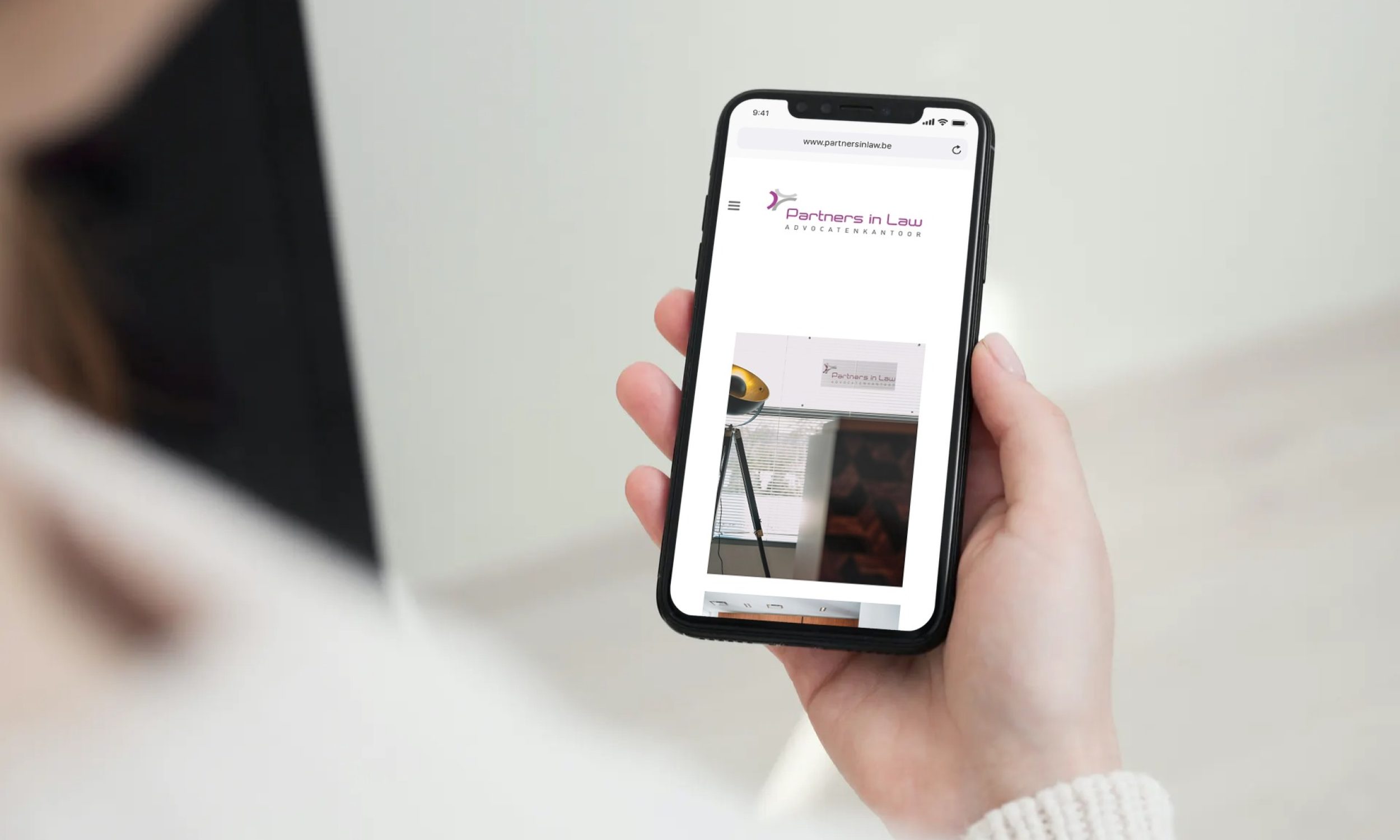 Partners in Law webdesign